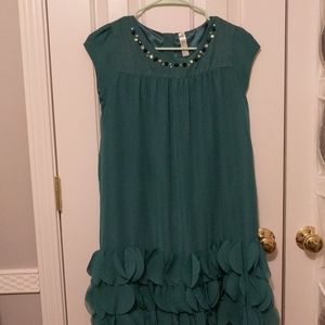 Greenish Blue Child's Dress